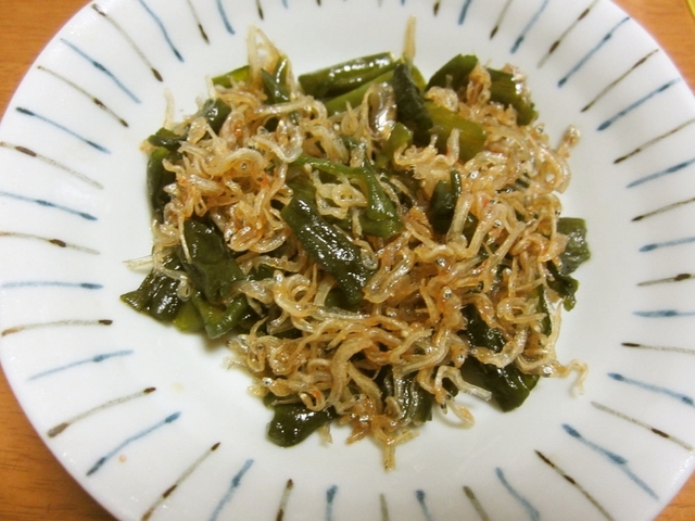ししとうの簡単おつまみレシピ②じゃこししとう