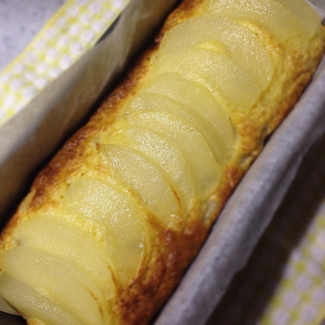 タルトタタンのアレンジレシピ②梨のパウンドケーキ風